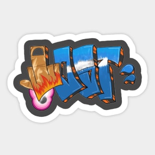 Lost In Mars Sticker